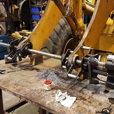 MMP-110T 2 In 1 Portable Hydraulic Boring And Welding Machine for Construction Works