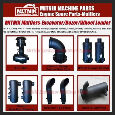 Engine Muffler Parts and Accessories for Excavator E312D Exhaust Muffler by OEM Services