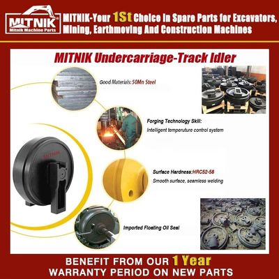 50MnB Front Idler Roller Wheel for D7N D7R D7G Heavy-Duty Undercarriage Idler Wheels