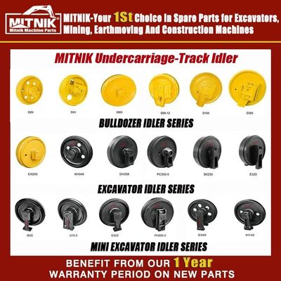50MnB Front Idler Roller Wheel for D7N D7R D7G Heavy-Duty Undercarriage Idler Wheels